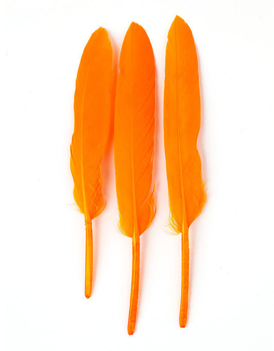 Hajékszer színes toll hajdísz narancs AFROline (1db)-1