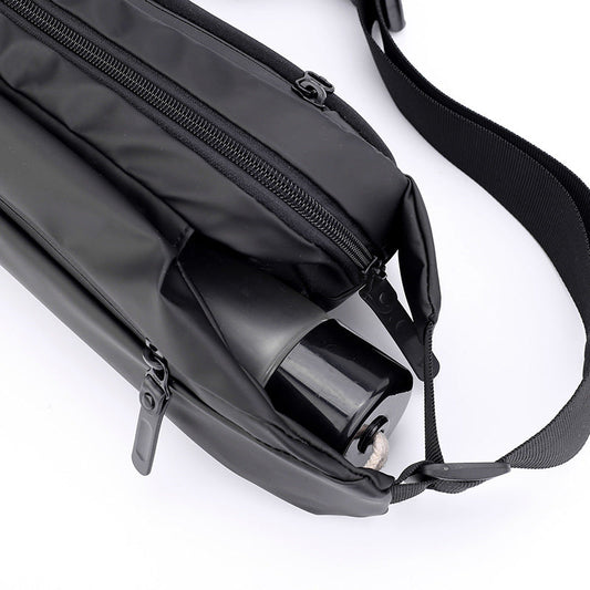 Fanny Pack for Men Women Water Resistant Large Hiking Waist Bag Pack Carrying All Phones for Running Walking Traveling-1